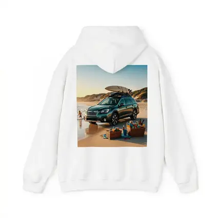 Subaru Outback Parked On Sunny Beach