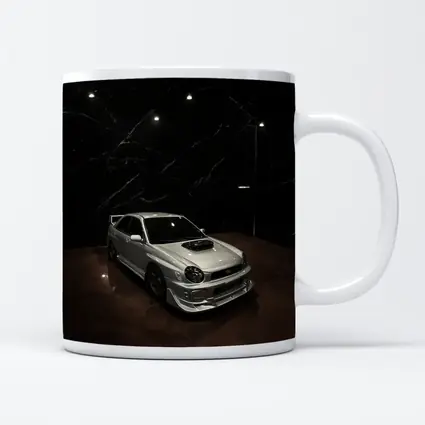 Subaru Impreza WRX Silver Dark Marble Showroom