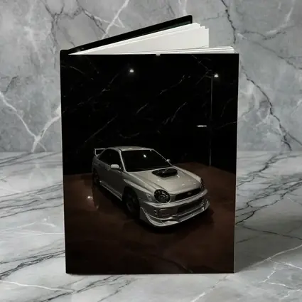 Subaru Impreza WRX Silver Dark Marble Showroom