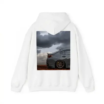 Subaru WRX STI Gray Stormy Cloudy Sky