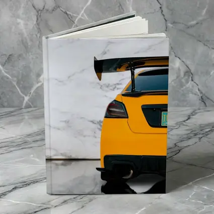 Subaru WRX STI Yellow Rear Wing Marble