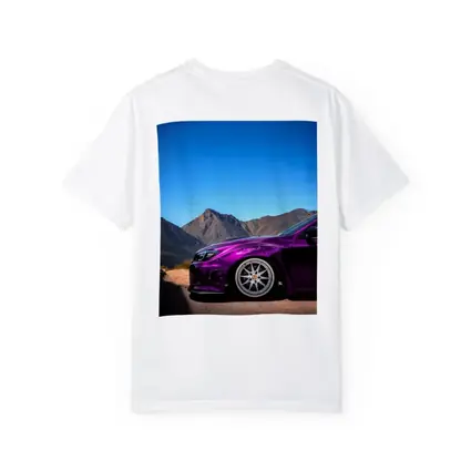Subaru WRX Purple Chrome Mountain Road