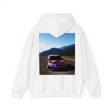 Purple Subaru WRX STI Mountain Road