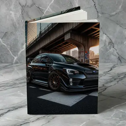 Subaru WRX STI Black Urban City Streets