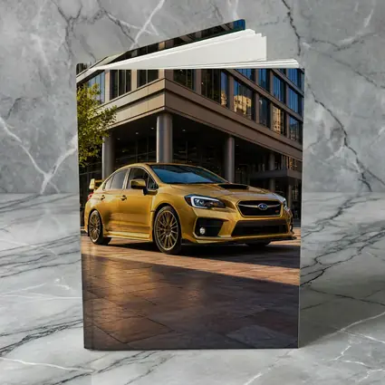 Subaru WRX STI Gold Urban Setting