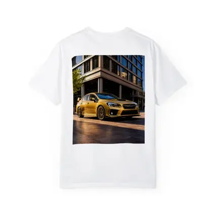 Subaru WRX STI Gold Urban Setting