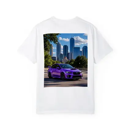 Subaru WRX STI Purple City Skyline