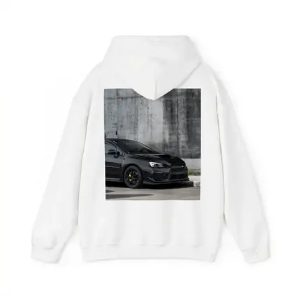 Subaru WRX Black Car Concrete Wall