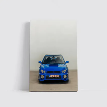 Subaru Impreza WRX Blue Front View