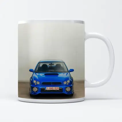 Subaru Impreza WRX Blue Front View