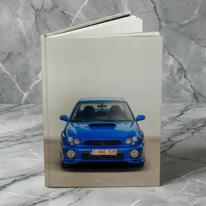 Subaru Impreza WRX Blue Front View