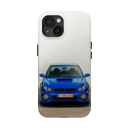 Subaru Impreza WRX Blue Front View