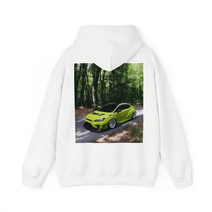 Subaru WRX STI Green Forest Road