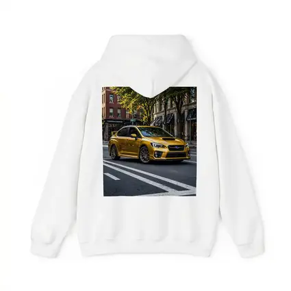 Subaru WRX Gold City Street Urban Setting