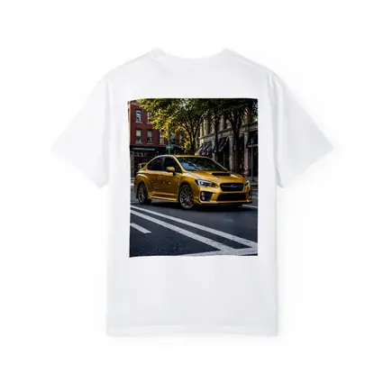 Subaru WRX Gold City Street Urban Setting
