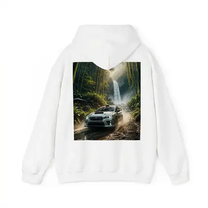 Subaru WRX Rally Car Jungle Waterfall