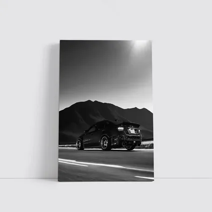 Subaru WRX STI Black Mountain Road Shot