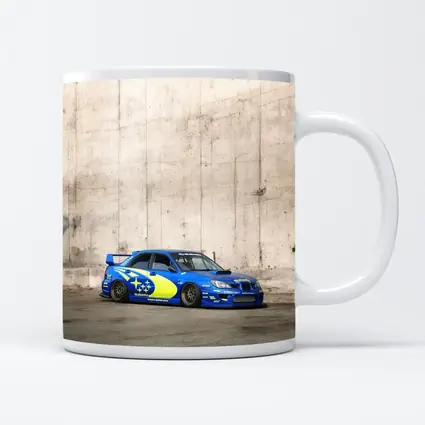 Subaru Impreza WRX Rally Livery Concrete Wall