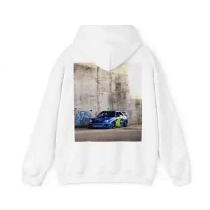 Subaru Impreza WRX Blue Rally Car Wall