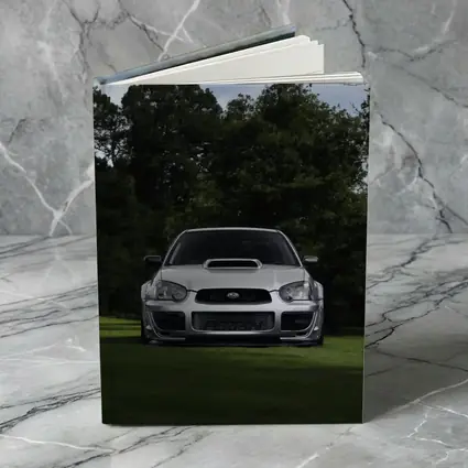 Subaru Impreza WRX Silver Parked Green Park