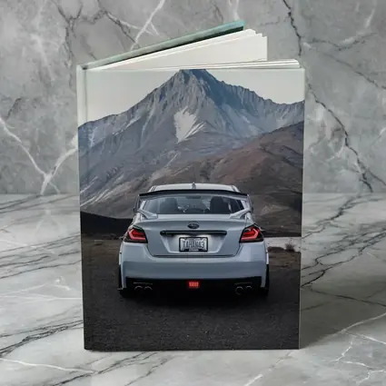 Subaru WRX STI Rear Mountain Backdrop