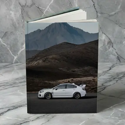 Subaru WRX STI White Mountain Road Shot