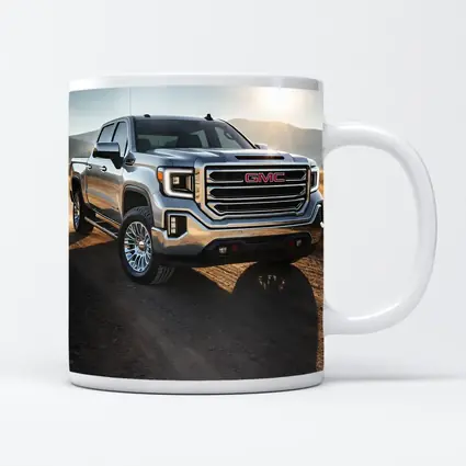 GMC Sierra Truck on Dusty Dirt Road