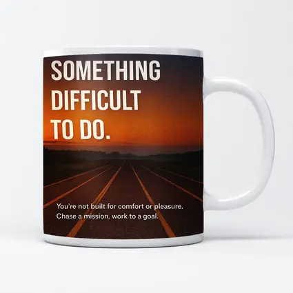 Find Something Difficult To Do Road Sunset
