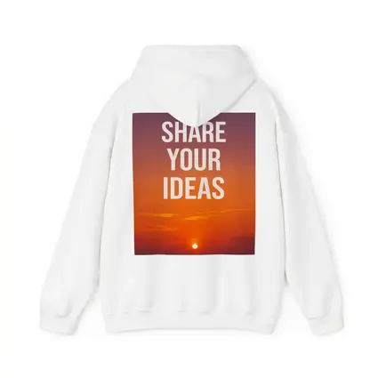 Share Your Ideas Sunset Motivational Quote