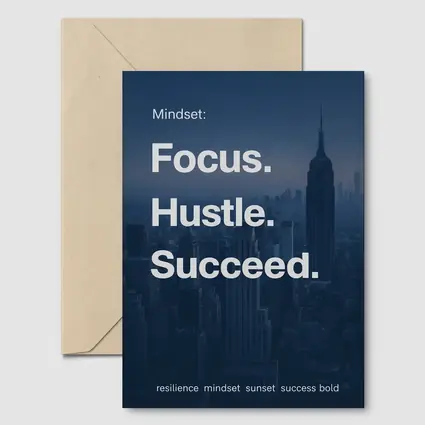 Focus Hustle Succeed Mindset New York City