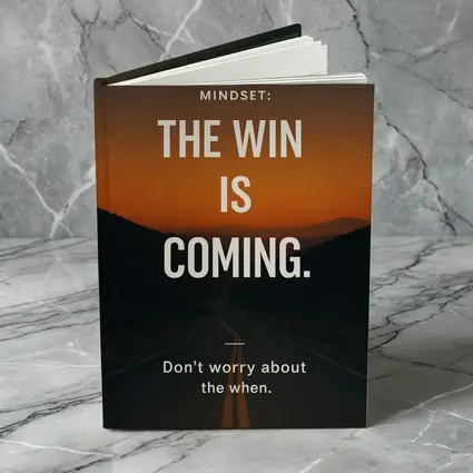 The Win Is Coming Mindset Road Sunset