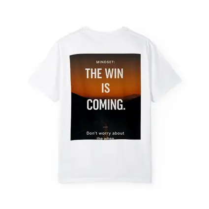 The Win Is Coming Mindset Road Sunset