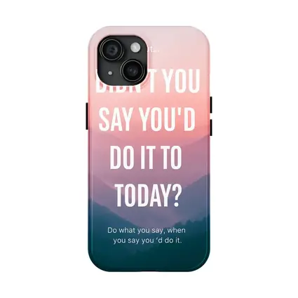 Motivational Quote Pink Mountain Sunrise Landscape