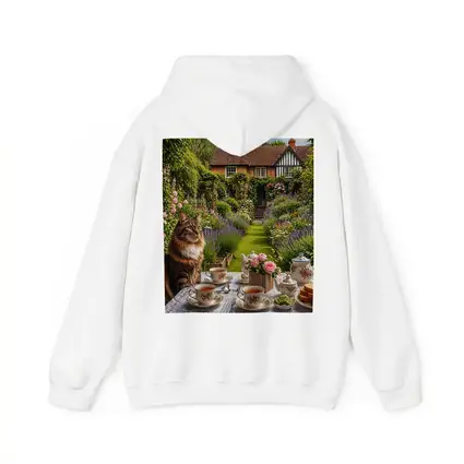 Maine Coon Cat English Cottage Garden Tea