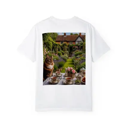Maine Coon Cat English Cottage Garden Tea