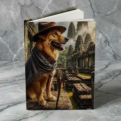 Golden Dog Explorer Ancient Temple Ruins