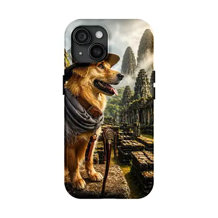 Golden Dog Explorer Ancient Temple Ruins