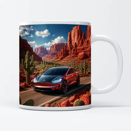 Tesla Model 3 Red Rock Canyon Drive