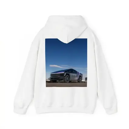 Tesla Cybertruck Predator Wrap Blue Sky