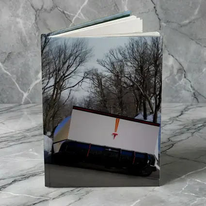 Tesla Semi Truck Winter Snow Road