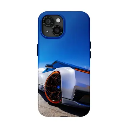 Tesla Cybertruck Coastal Blue Sky View