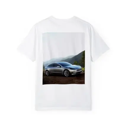 Tesla Model 3 Silver Mountain Scenic View