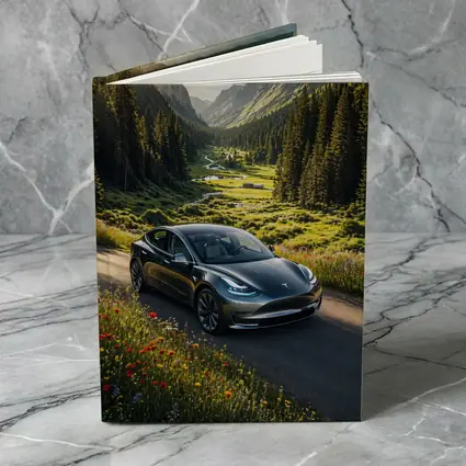 Tesla Model 3 Mountain Valley Road Drive