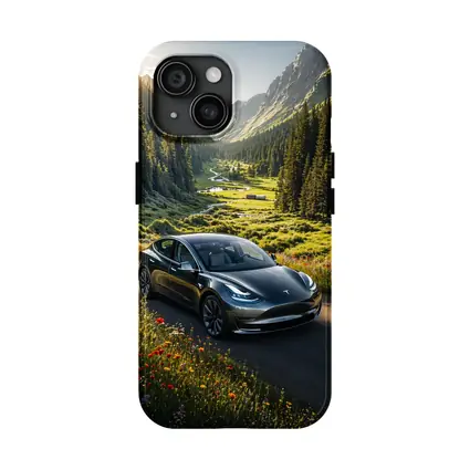 Tesla Model 3 Mountain Valley Road Drive