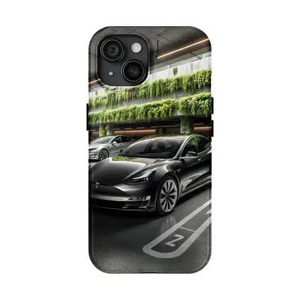 Tesla Model S Black Indoor Supercharger Station