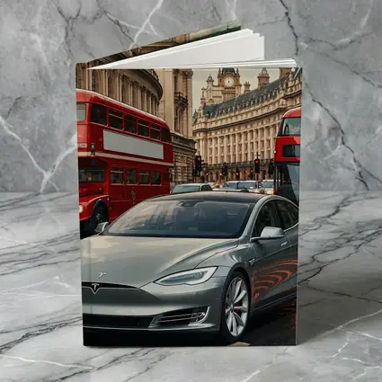 Tesla Model S London Double Decker Buses