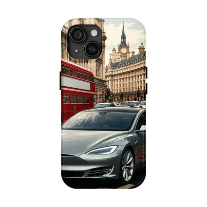 Tesla Model S London Double Decker Buses