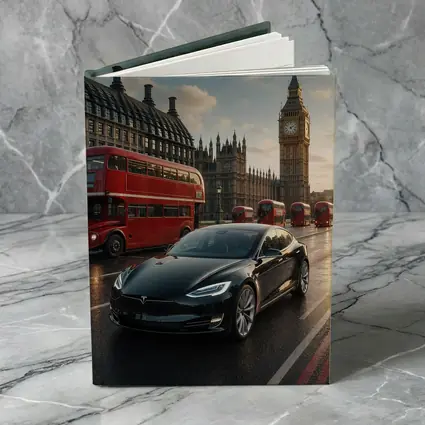 Tesla Model S Westminster Bridge London