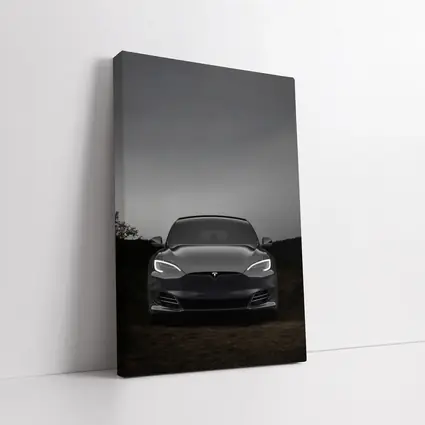 Tesla Model S Dark Moody Night Sky