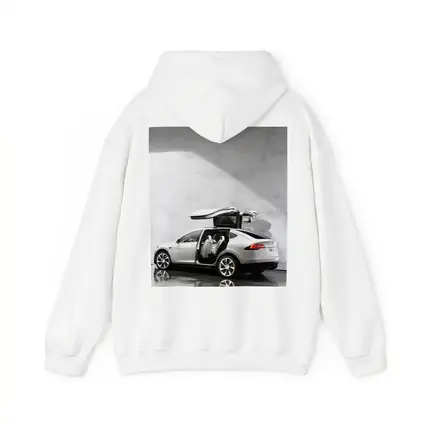 Tesla Model X Falcon Wing Doors Marble